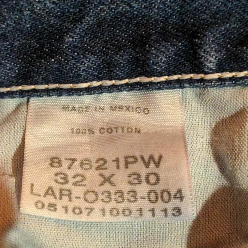 Men's Rustler 32x30 blue jeans 100% cotton - Picture 5 of 7